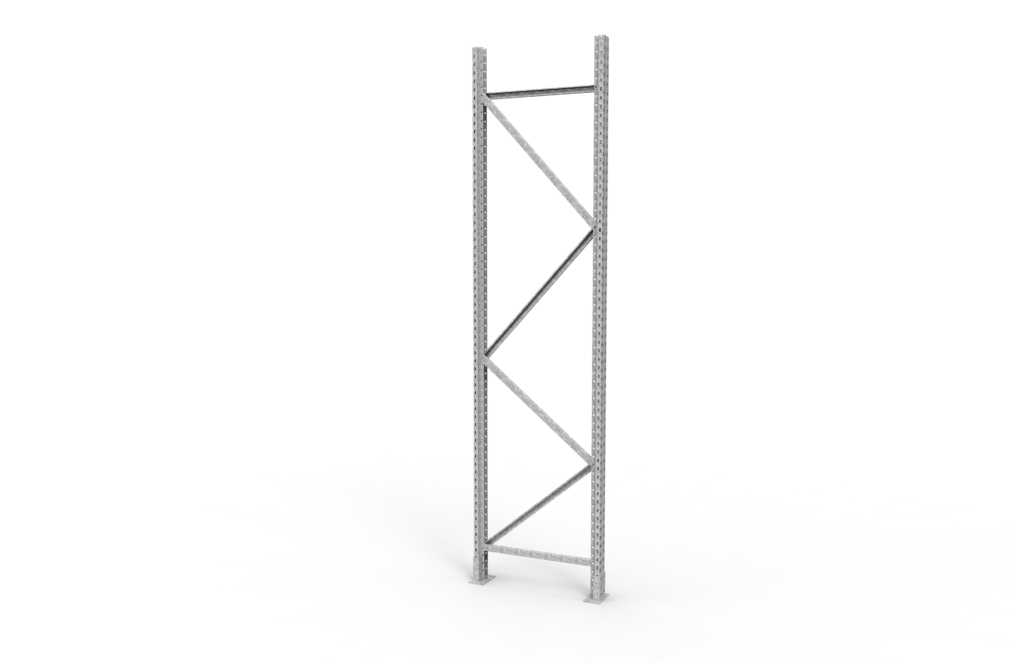 Pallet Racking Frame Metal Galvanised Pallet Racking Frame – ALLRACK